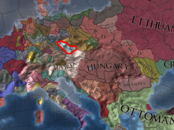 Böhmerwald within Europe