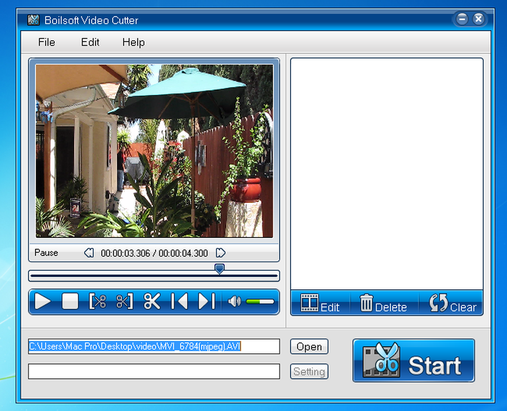 Boilsoft Video Cutter Screenshot 1