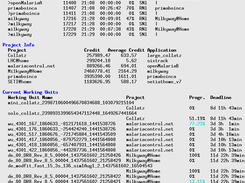 boinc-status Short Display in English
