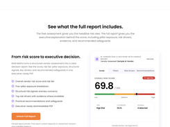 Vendor Assessment Results
