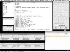 Typical windows of BP2 (Mac OS X)