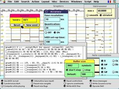 Typical windows of BP2 (Mac OS 9)