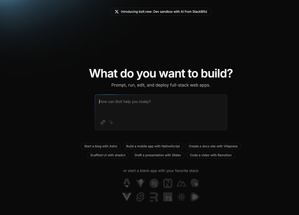Bolt.new Screenshot 1