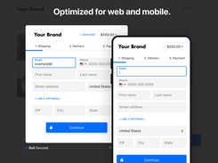 Get mobile-friendly checkout UX with Bolt