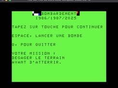 Bombardement - BASIC TO7/8/9 MO5 MC-10 Screenshot 5