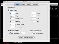 GUI look and response can be changed in Preferences