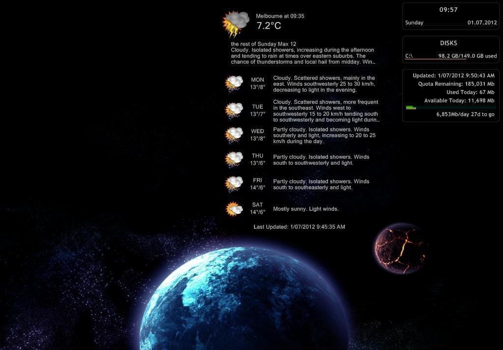 rainmeter big weather skin rainmeter big weather skin