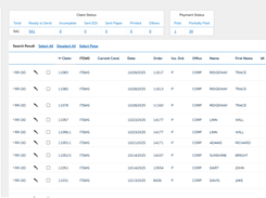 Auto generate tasks and view custom steps needed based on item/insurance to process workflows
