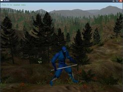Demo scene with terrain and chase cam