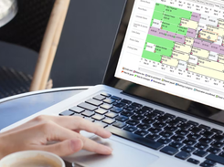 Drag & Drop Calendar enables property managers to easily change dates or resign rooms/units.