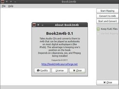 Main window screenshot with about window