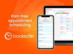 Busy Done Better with Bookedin's pain-free appointment scheduling software. 