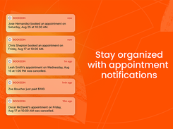 Easily stay on top of the ever-changing calendar. Your team gets notified and can easily manage their day on the mobile app.