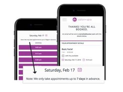 Booker Mobile and Tablet Booking