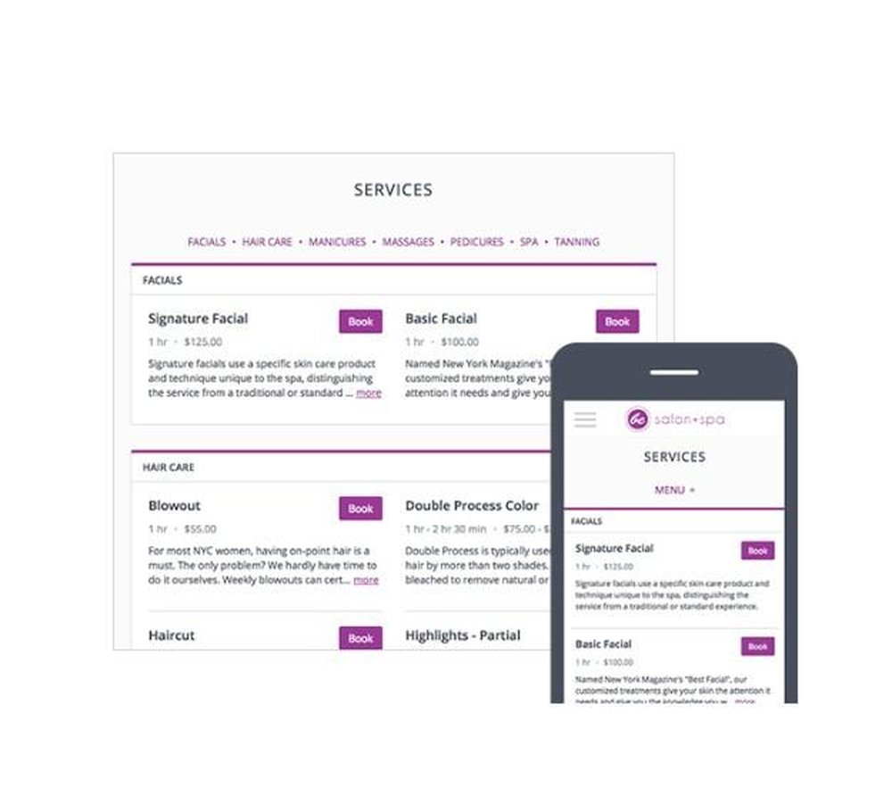 Booker Web and Mobile Dashboard