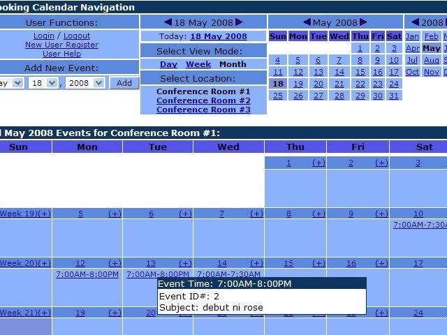 PHP Booking Calendar download | SourceForge.net