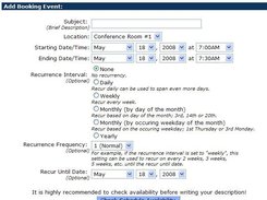 PHP Booking Calendar Screenshot 3