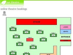This shows a website integrated floor plan event.