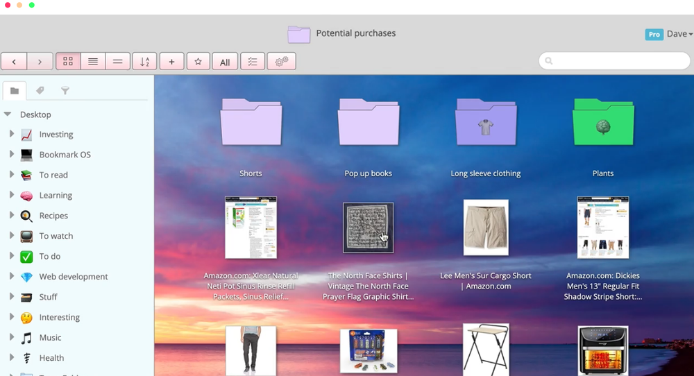 Bookmark OS Screenshot 1