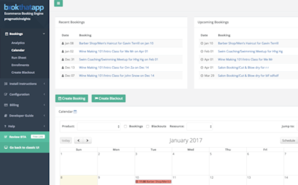 BookThatApp Screenshot 1