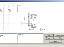 Logic circuit representation of a Moore FSM using J-K