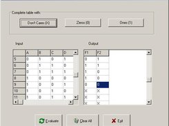 Truth Table view of a system.