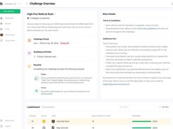 Challenges push your referral community to go further—faster—with timed incentives that drive engagement and hires.