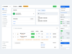 Order scheduling and management