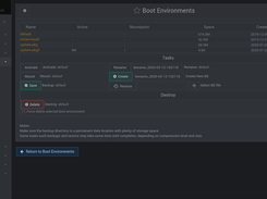 Boot Environments Manager for Webmin Screenshot 4