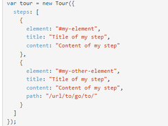 Bootstrap Tour Screenshot 1