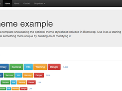Optional Bootstrap theme