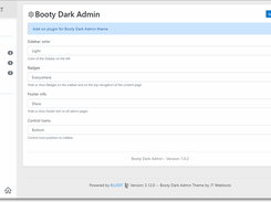 Booty Dark Admin Plugin Screenshot 4