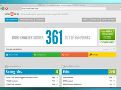 High compatibility with web standards.