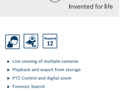 Bosch VMS Viewer Screenshot 1