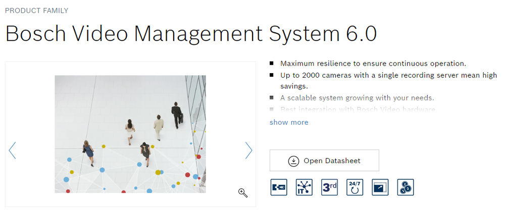 Bosch Video Management System Screenshot 1