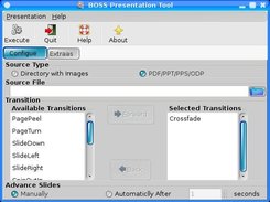 BOSS Presentation Tool - Front Page
