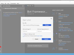 Bot Framework Emulator Screenshot 1