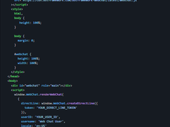 Bot Framework Web Chat Screenshot 1