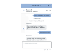 Botmind integrated into Zendesk chatbot