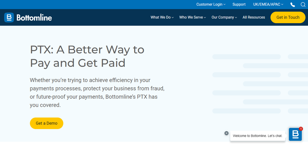 Bottomline PTX Screenshot 1