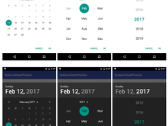 BottomSheetPickers Screenshot 1