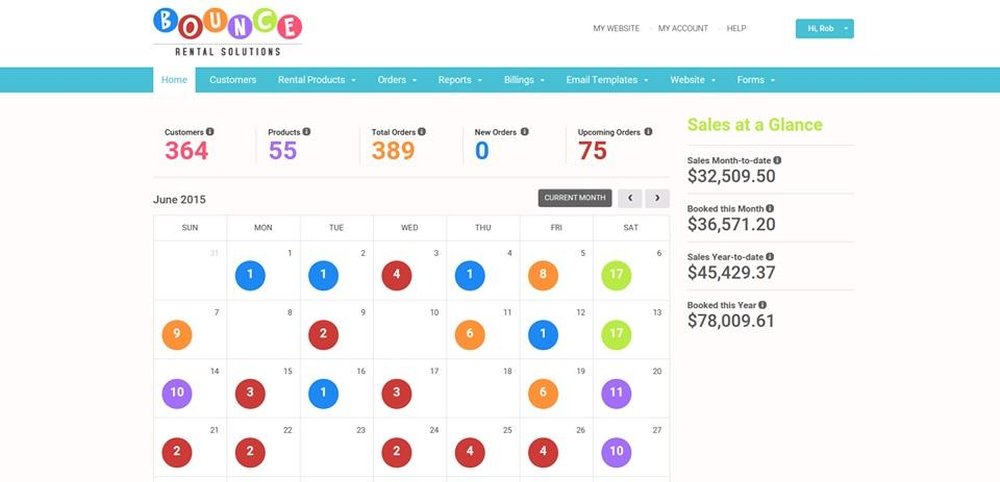 Bounce Rental Solutions Admin Dashboard