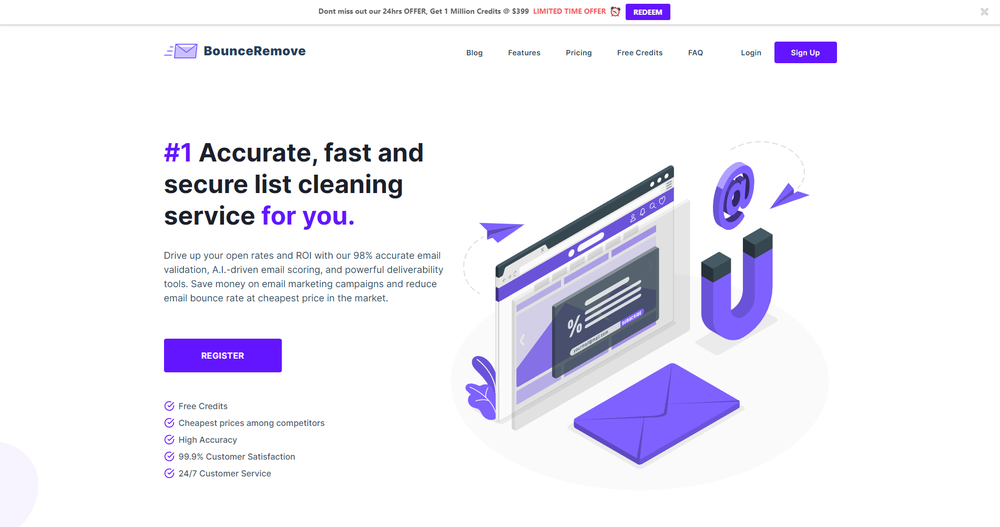 BounceRemove - Email Validation Service and Deliverability Toolkit
