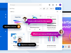 Secure collaboration, content management, and workflow — powered by AI