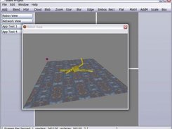 Render 3D scenes in window