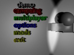 main menu of my game