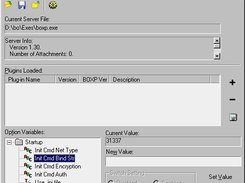 The BOXP Server configuration tool.