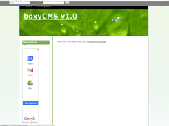 boxyCMS free and lightweight cms Screenshot 3
