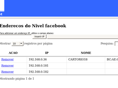 Bloqueios de facebook