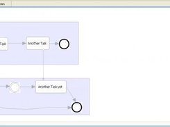 First diagram with tools pane on the left